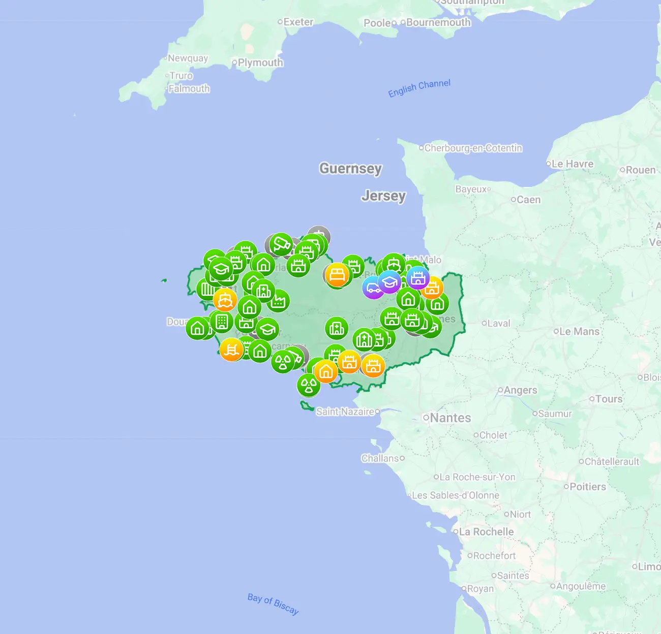 Carte Urbex Bretagne 2026
