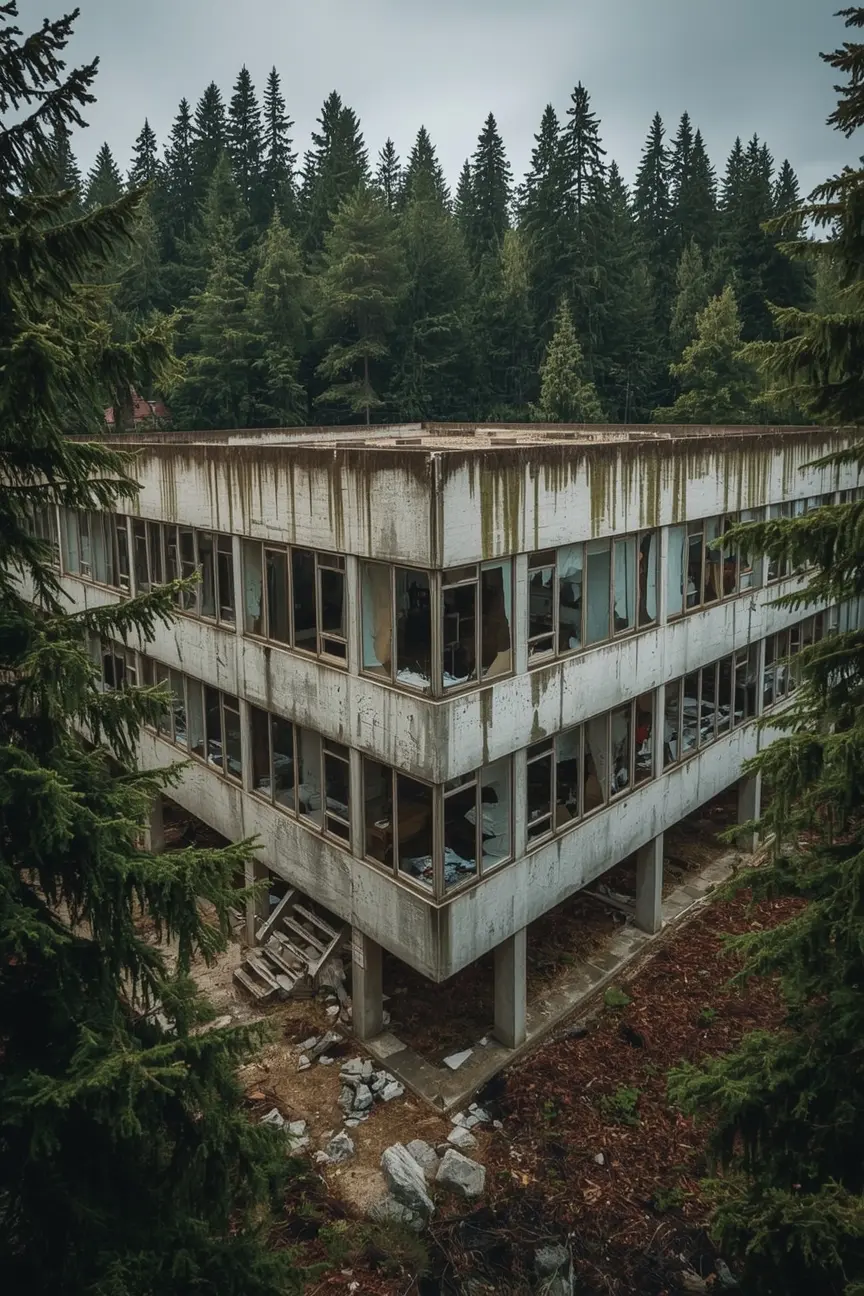 Abandoned complex in the Czech Republic