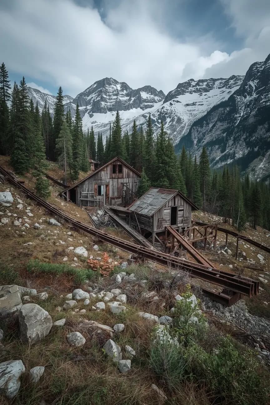 Abandoned mine in Canada