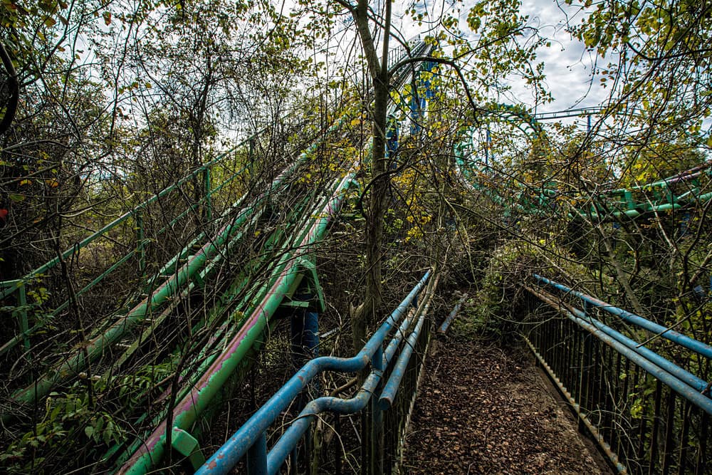 Abandoned Six Flags amusement park in the United States