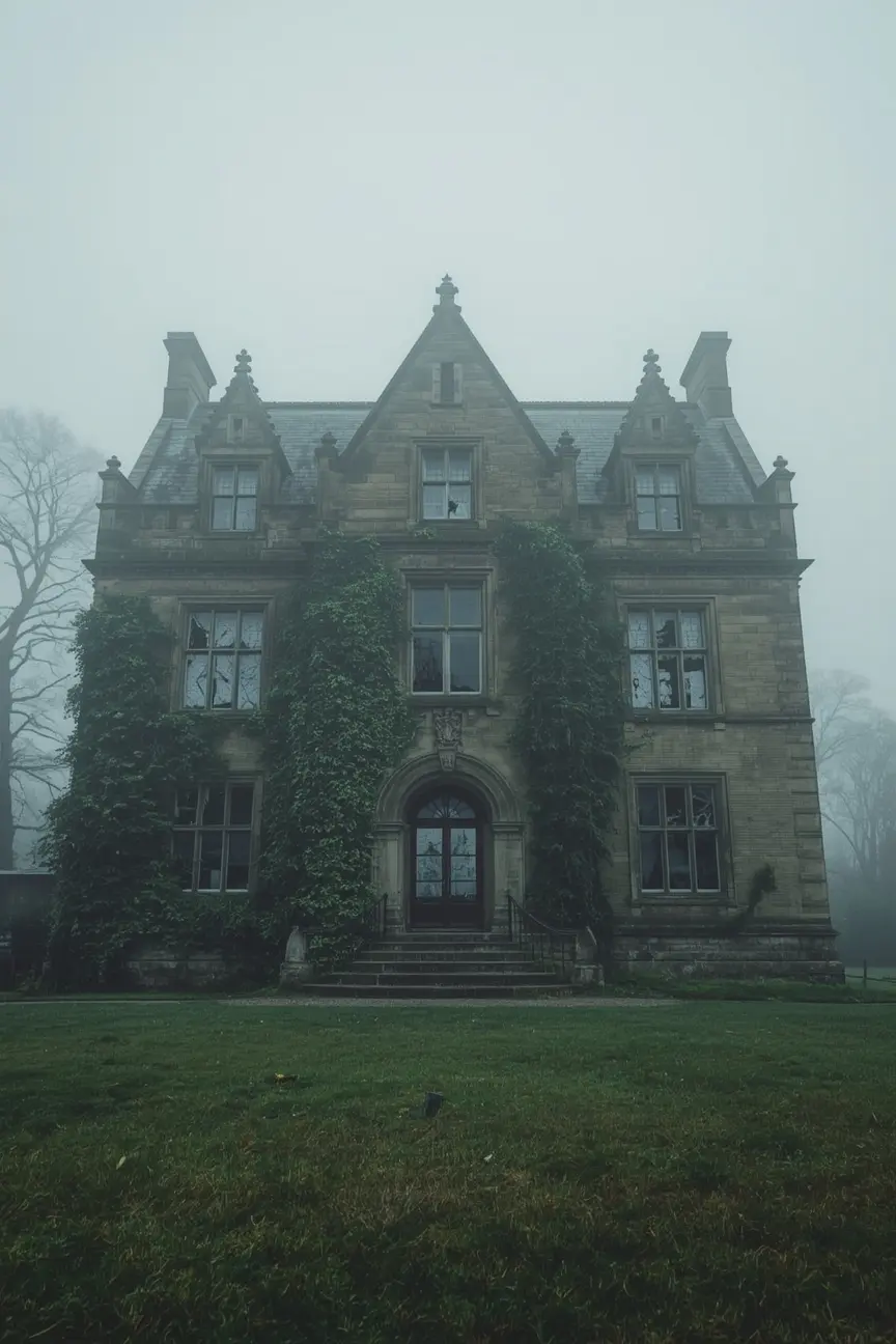 Abandoned manor in the United Kingdom